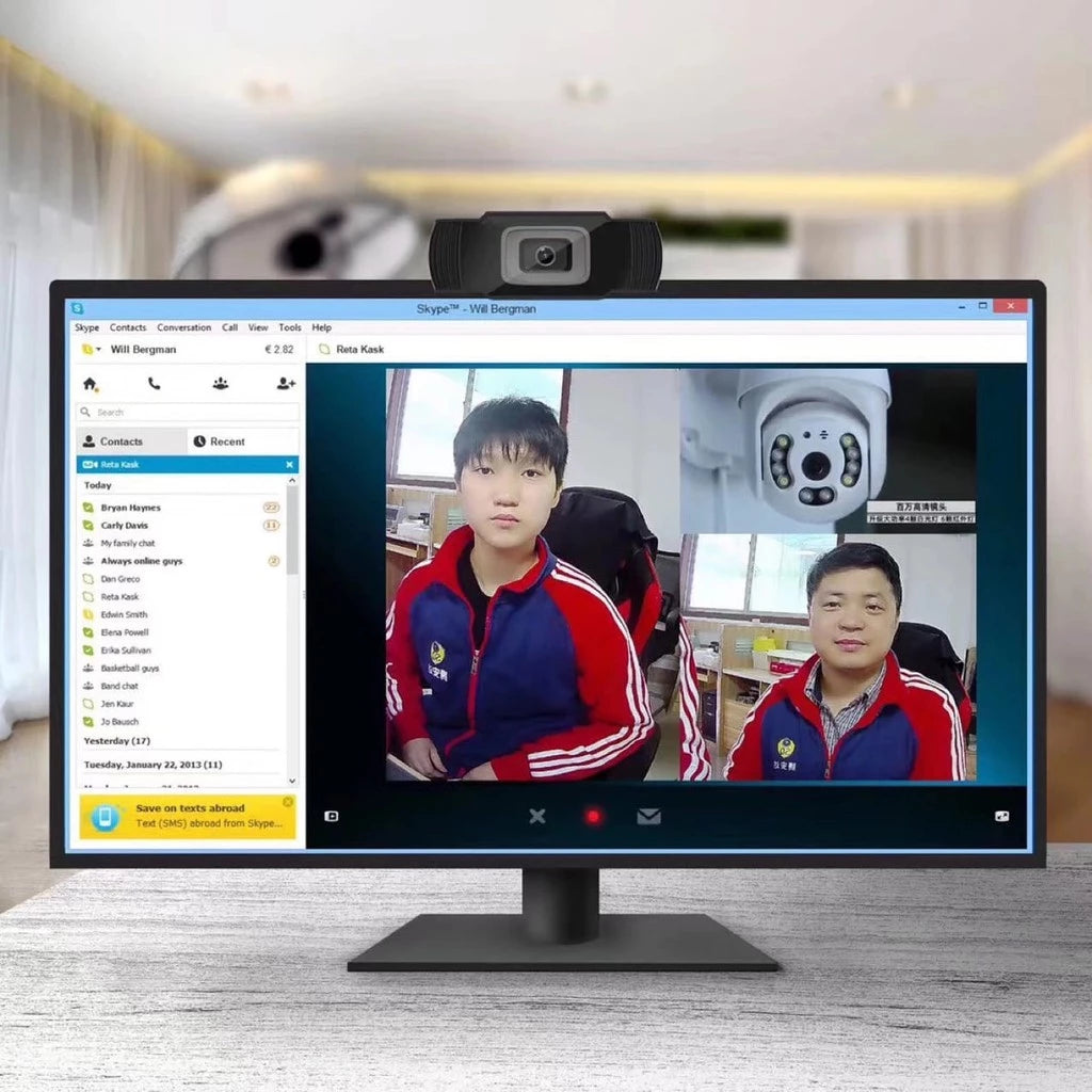 1080P HD Webcam Web Camera With MIC For Computer For PC Laptop Skype MSN