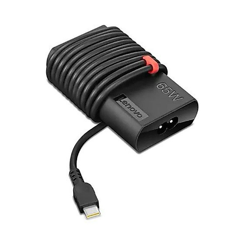 Almost New Lenovo ThinkPad 65W Slim AC Adapter Charger (USB Type-C) - UK/HK/SGP/SRI