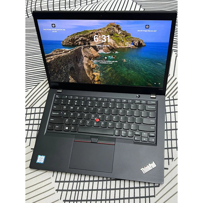 13.3型 ノートパソコン 256GB 顔認証 16G FHD i5-8265U X390 ThinkPad フルHD 第8 X390 ThinkPad Lenovo 中古 顔認証 Windowsノート本体