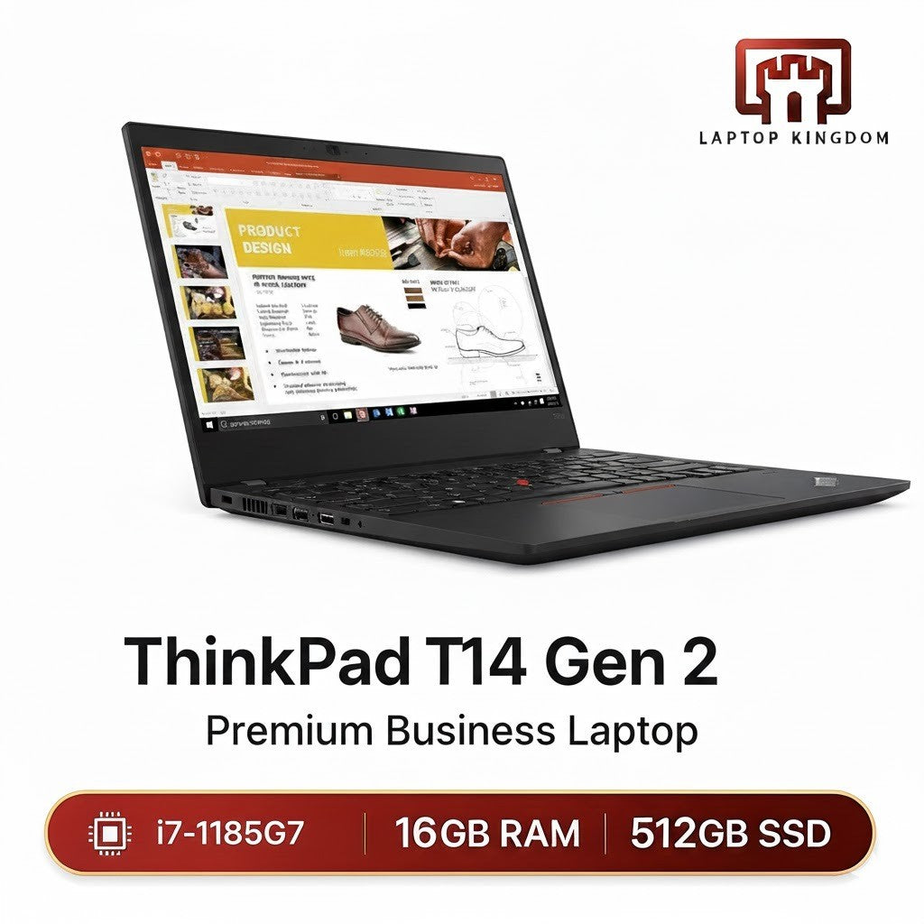 i7 T14 Gen 2 Lenovo ThinkPad Business Laptop | 14” FHD | i7-1165G7 16GB 256/512/1TB | Windows 11 Pro