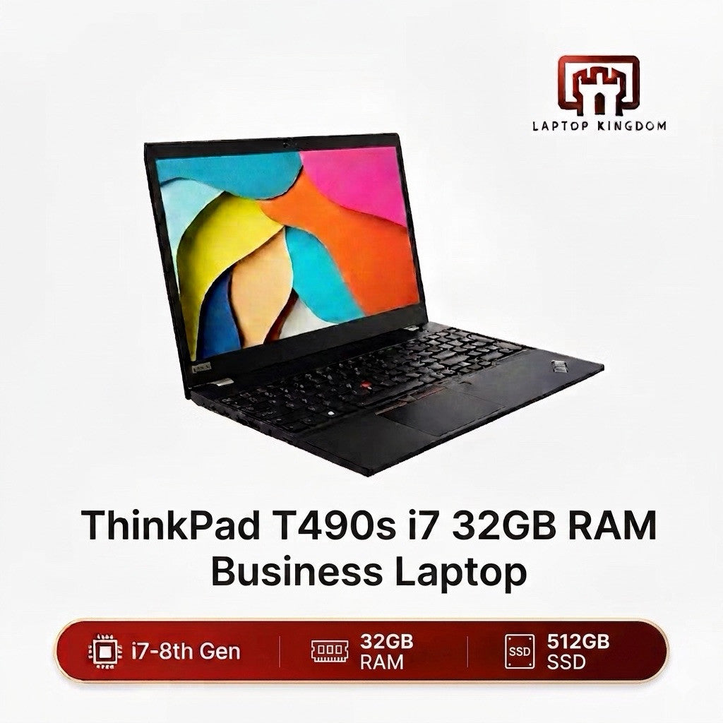 [Pre-owned] Lenovo ThinkPad T490s | i7 8th Gen | 32GB RAM | 256/512GB SSD | 14" Slim Business Laptop Windows 11 Pro